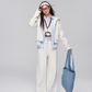 Zip Hoodie / Striped Sweatshirt / Casual Sweatpants ASG0030