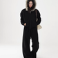 Fur Collar Fleece Hoodie/Casual Pants ACS0349