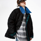 Color Block Collar Down Jacket ICM0108