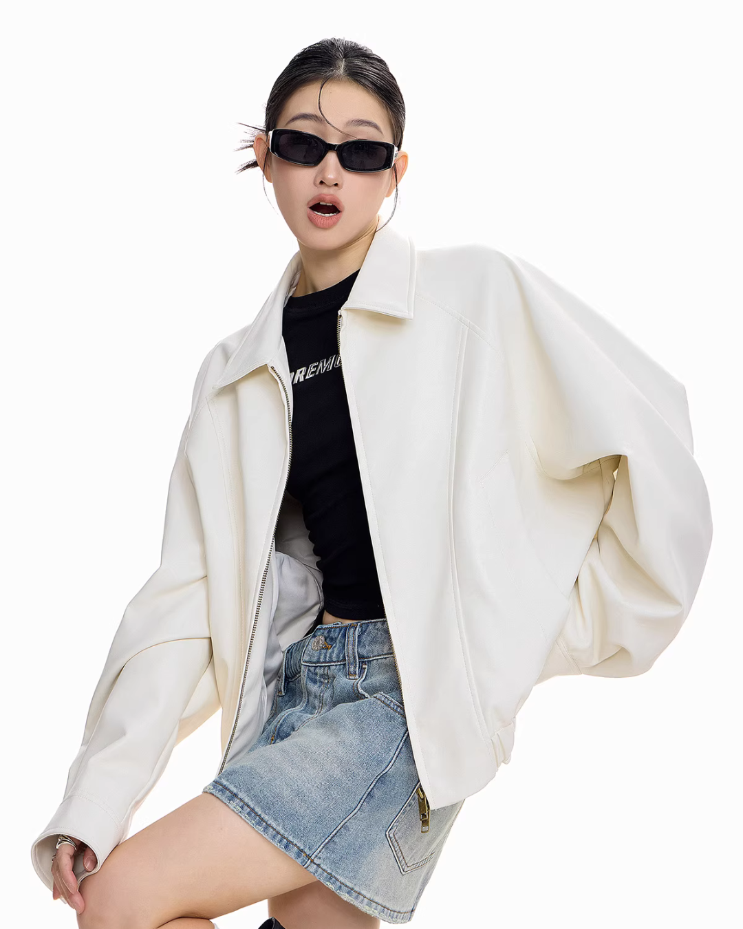 Elegant Leather Jacket ICM0095
