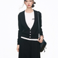Two Piece Long Sleeve Top / Knit Wide Pants WEO0068