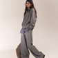 Fake Two Piece Hood Jacket / Sweat Pants ASG0001