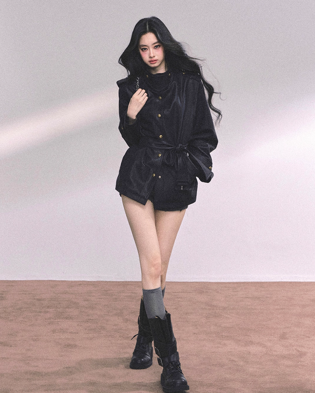 Retro Oversized Leather Jacket LAS0048