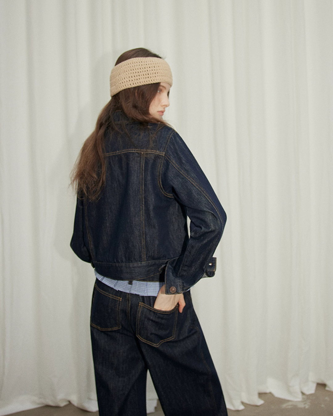Vintage Blue Denim Jacket / Denim Pants RLZ0009