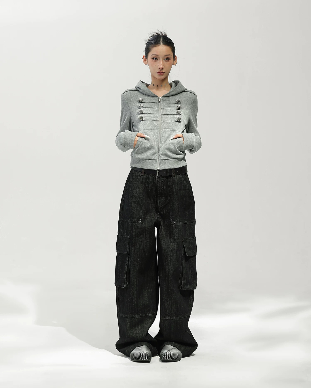 Napoleon Double-Breasted Hoodie Jacket ACS0370