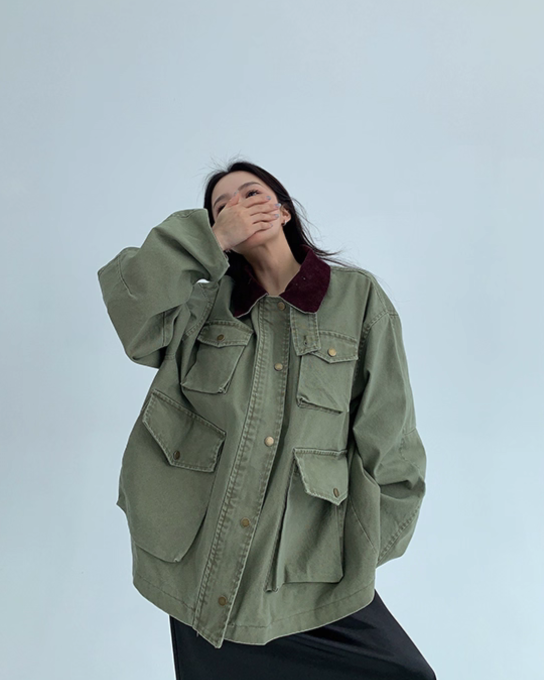 Oversized Military Jacket YLS0911