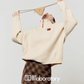 Half-Zip Knit Top / Checkered Skirt / Pleated Skirt LLA0530