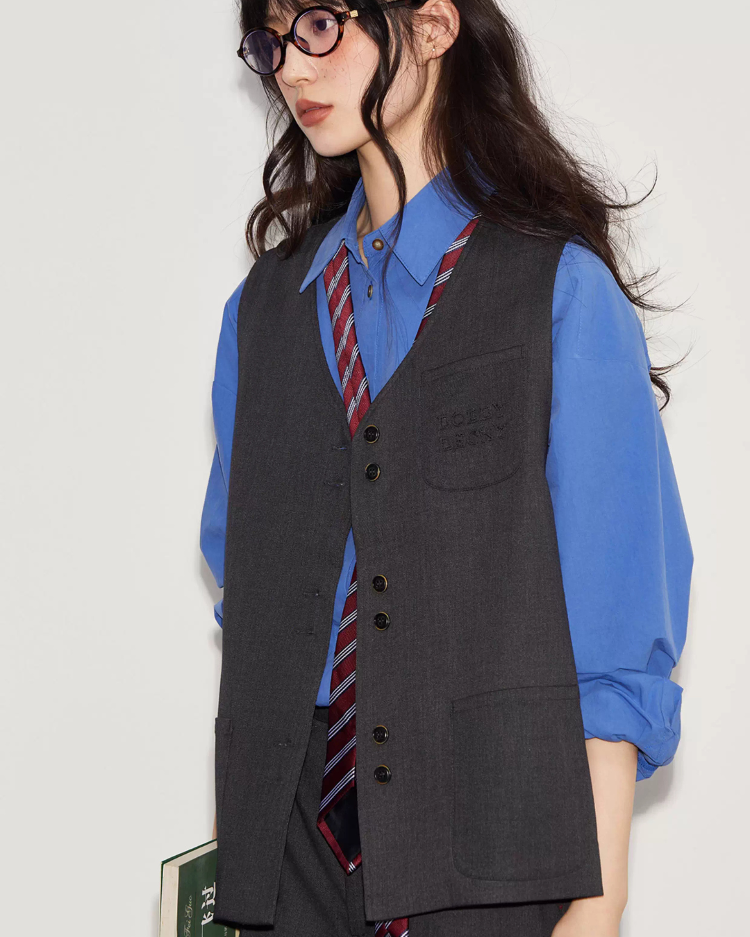 Vintage Wool Vest / Wool Knee-Length Shorts BBK0004