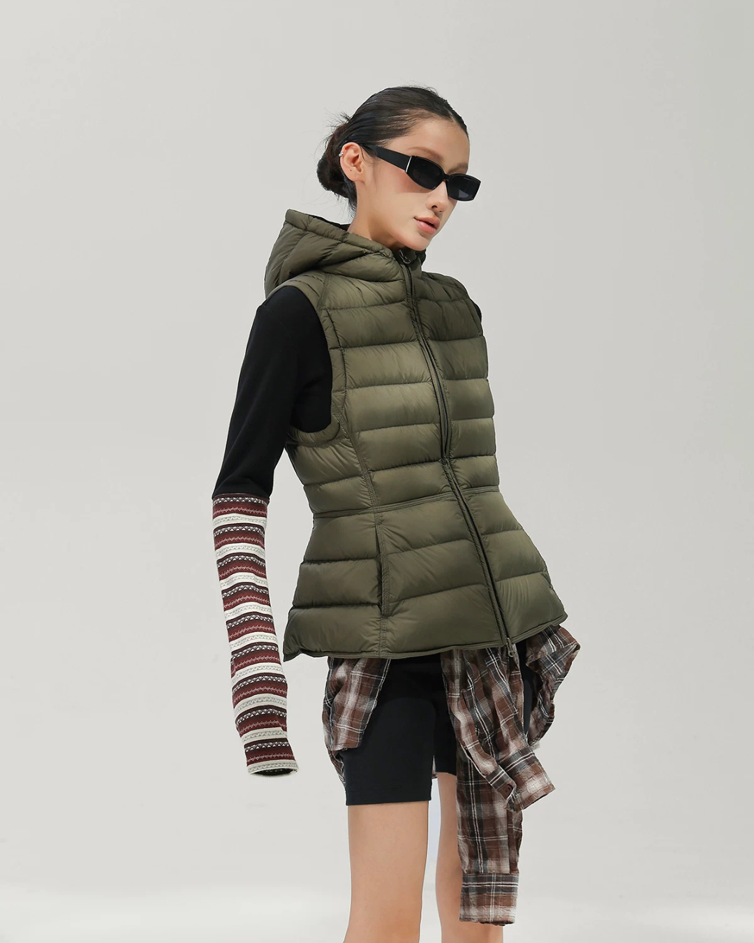 Hooded Down Vest ACS0380