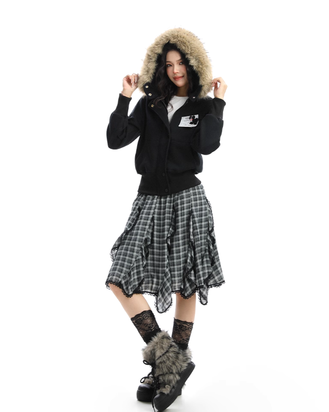 Fur Collar Puppy Short Jacket BGS0024