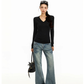 V-Neck Knit Top BGS0054