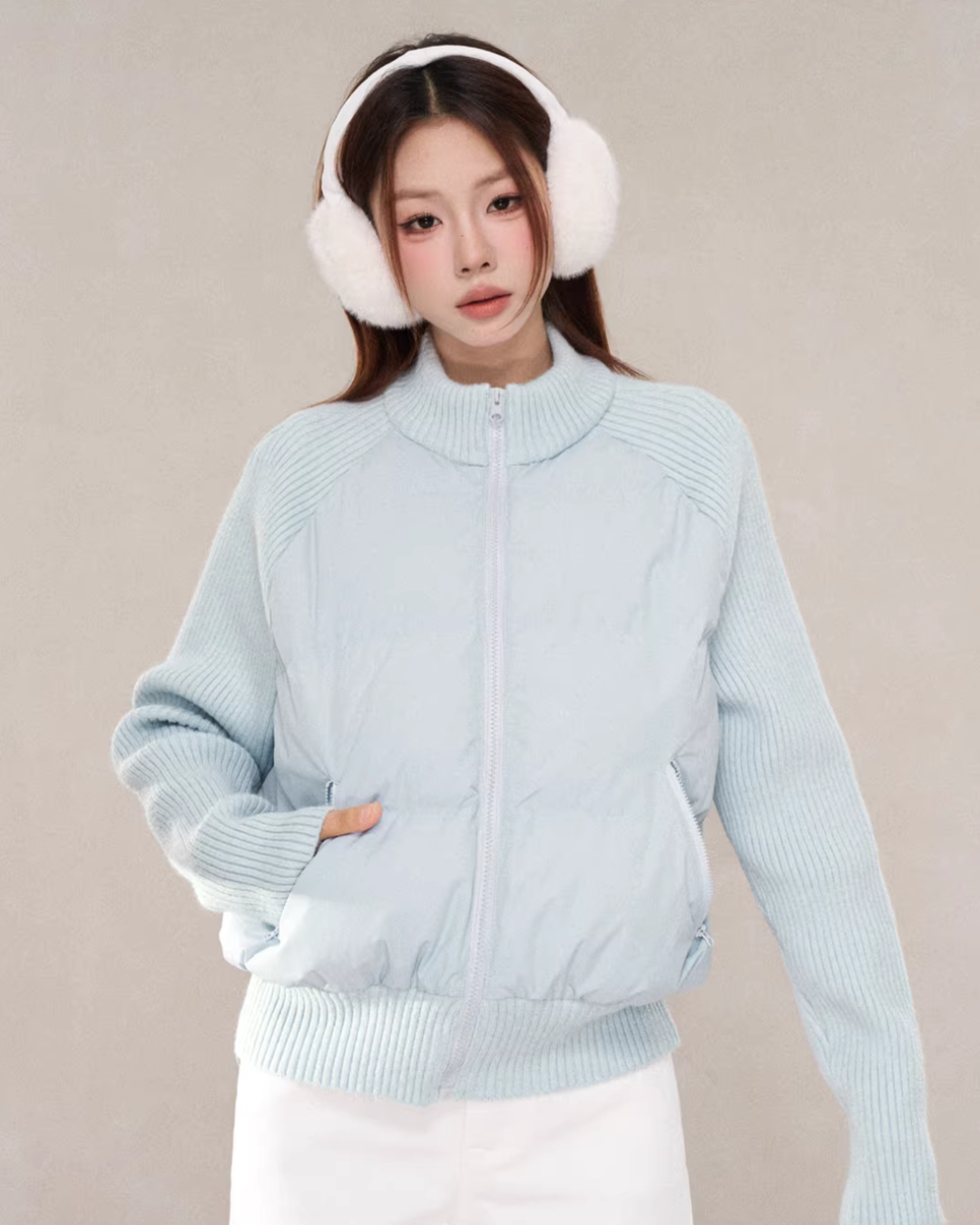 Down Knit Blouson WDB0006