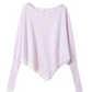 Asymmetrical Off Shoulder Knit Top WEO0025