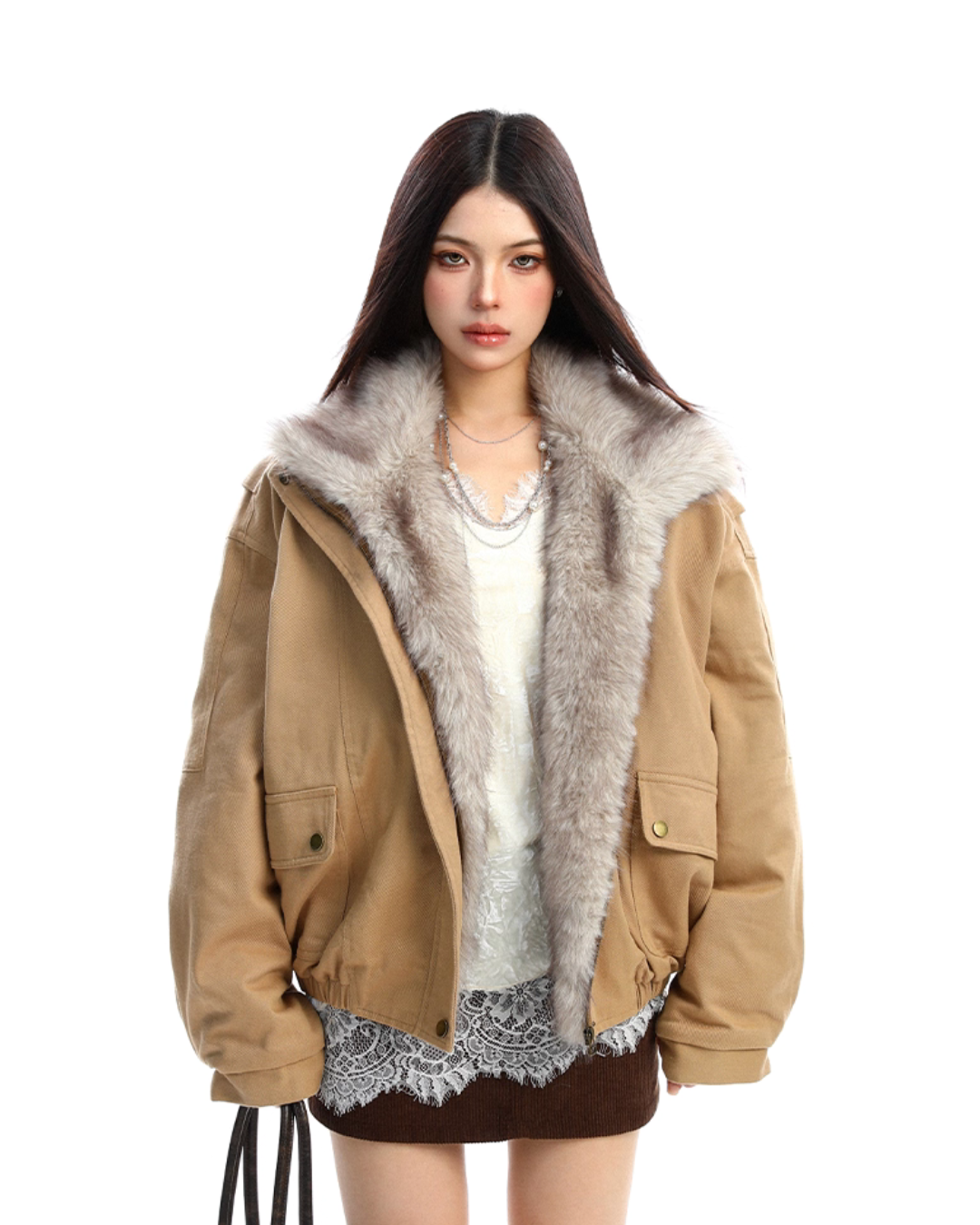 2way Faux Fur Blouson BGS0031