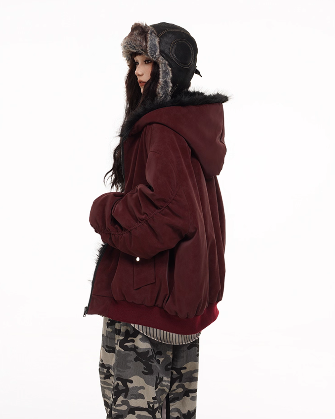 Fur × Nylon Reversible Blouson FEC0004