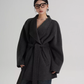 Mid Length Belted Wool Coat SRS0363