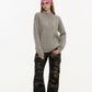 Half Zip Cable Knit MDB0010
