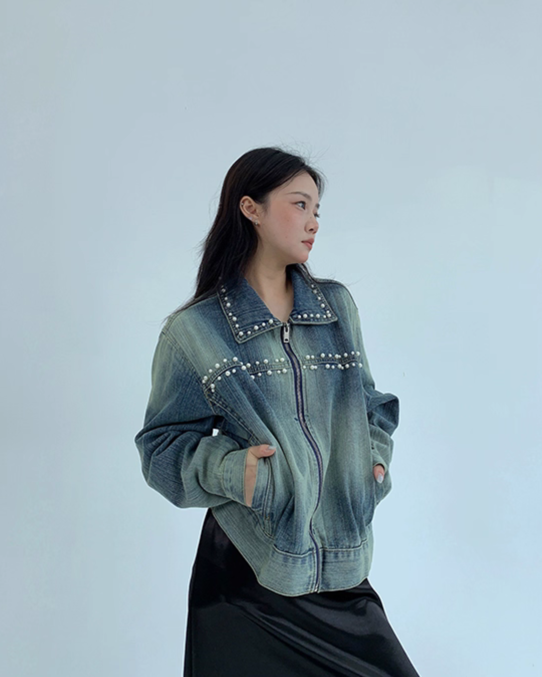Vintage Short Denim Jacket YLS0898