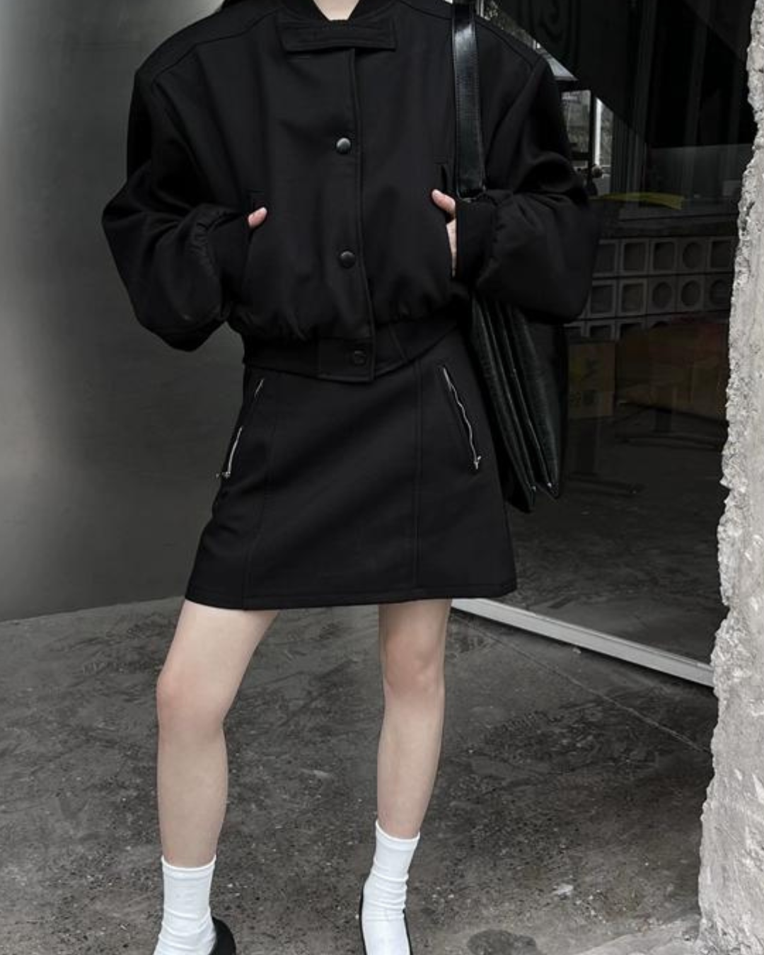 Maillard Sports Cropped Jacket＆Trapezium Skirt VCY0010