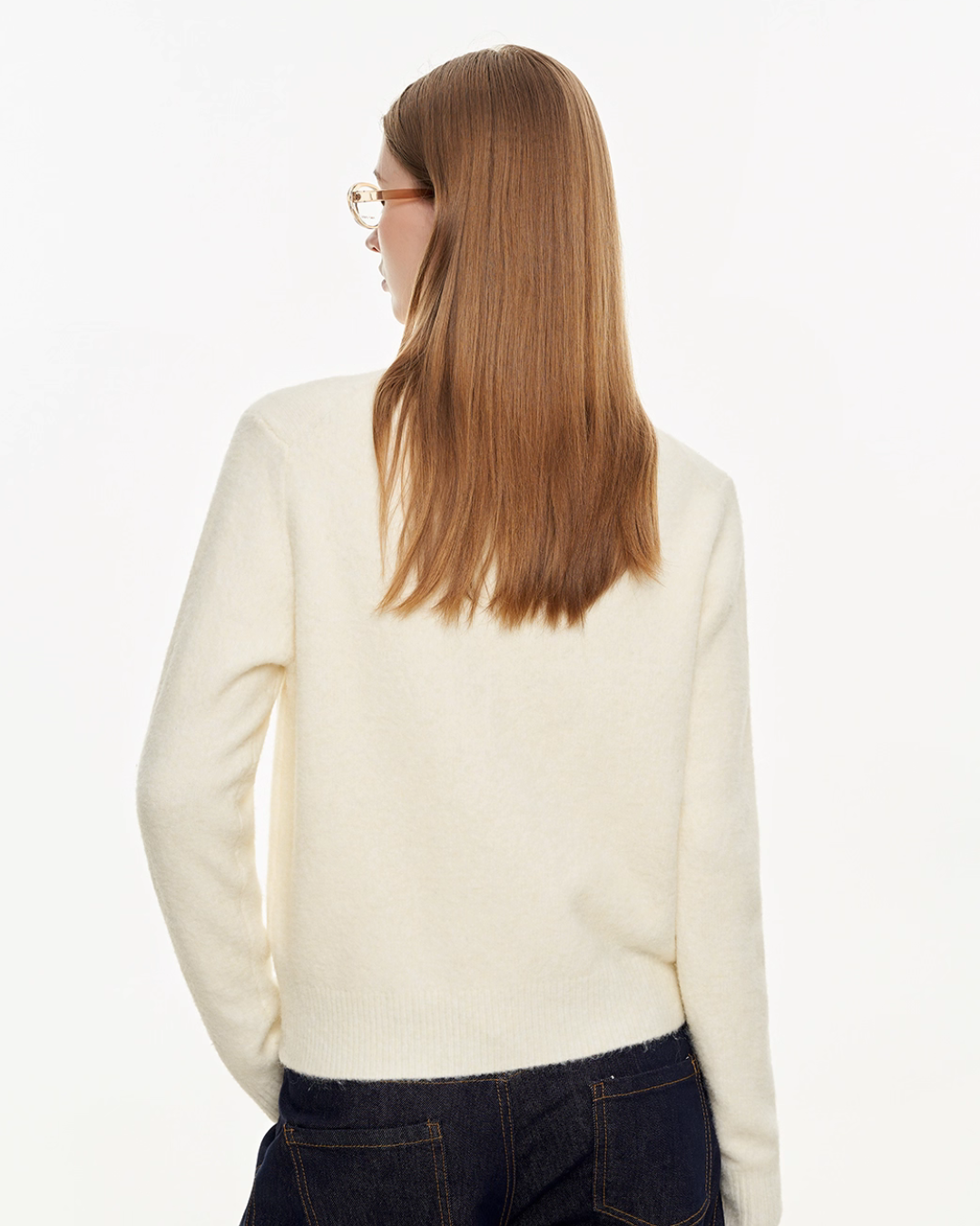 Round Neck Knit Cardigan MDB0009