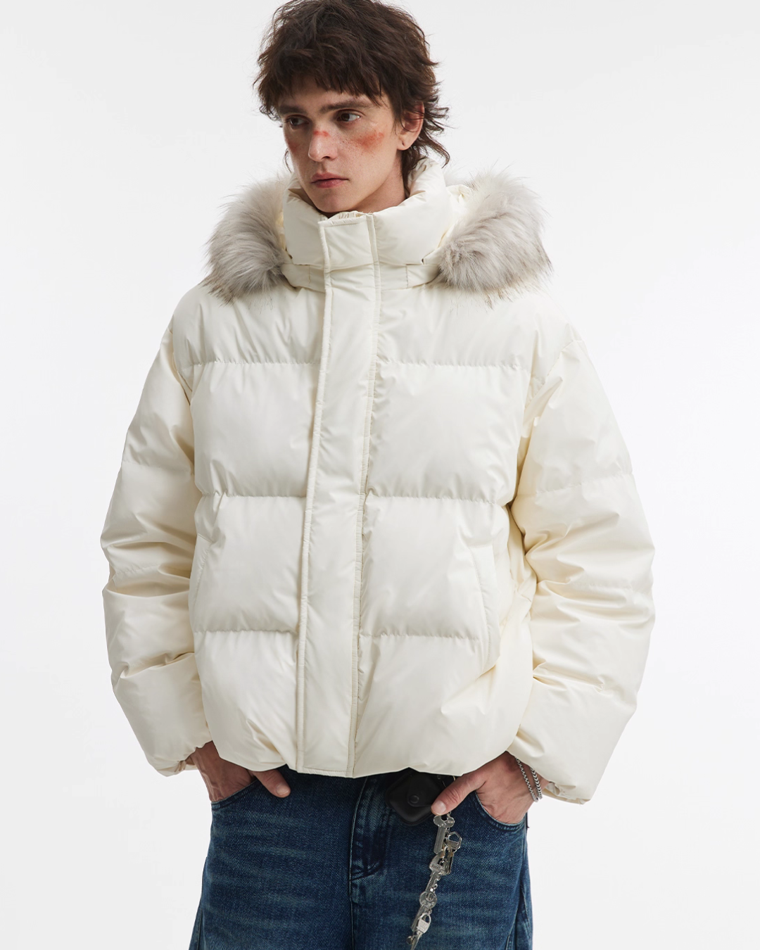 Hood Fur Down Jacket NDC0004