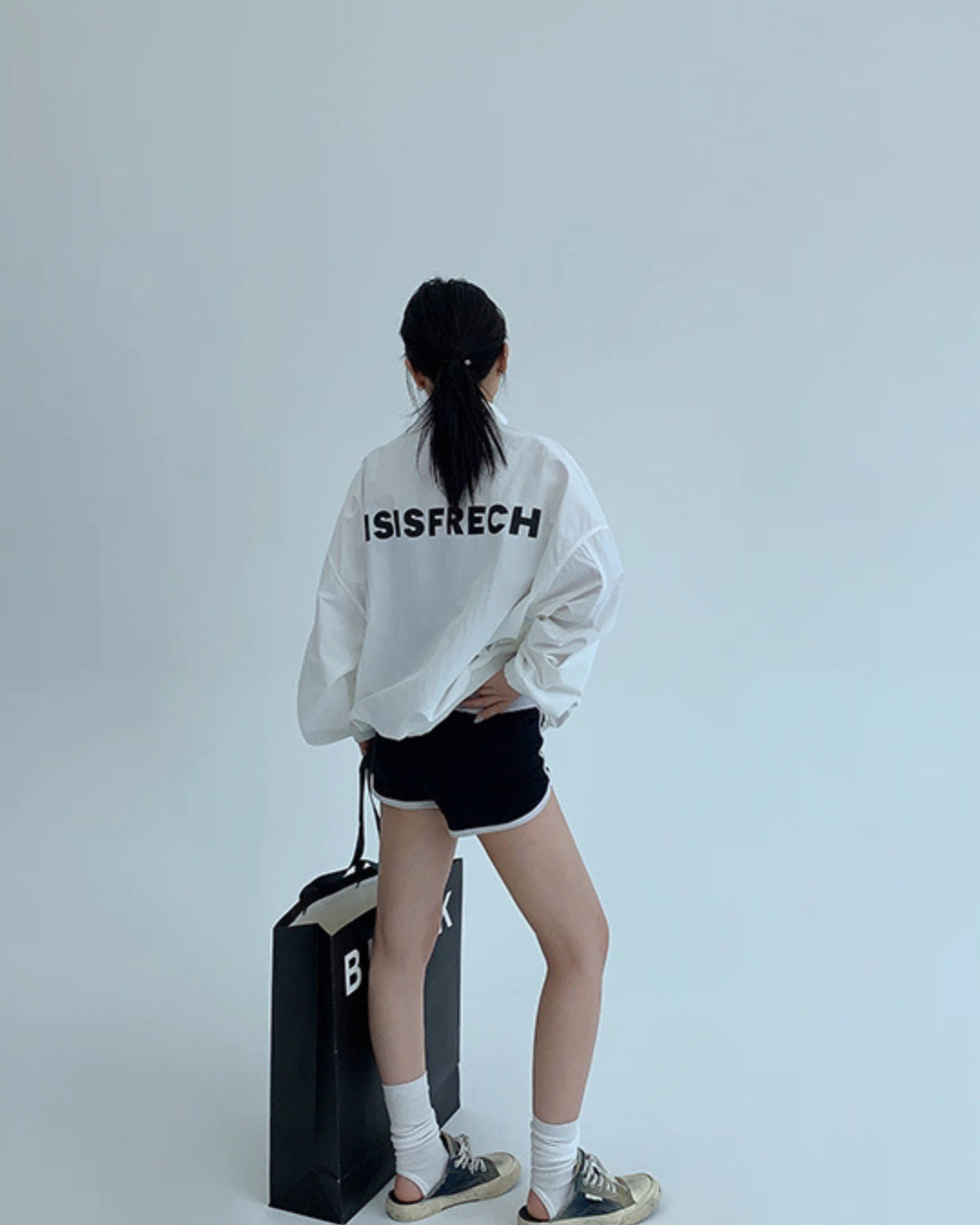 Back Logo Nylon Jacket YLS0906