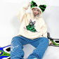 Cat Ear Print Sweatshirt Hoodie PPK0110