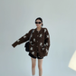 Star Patterned Knit Cardigan YLS1002