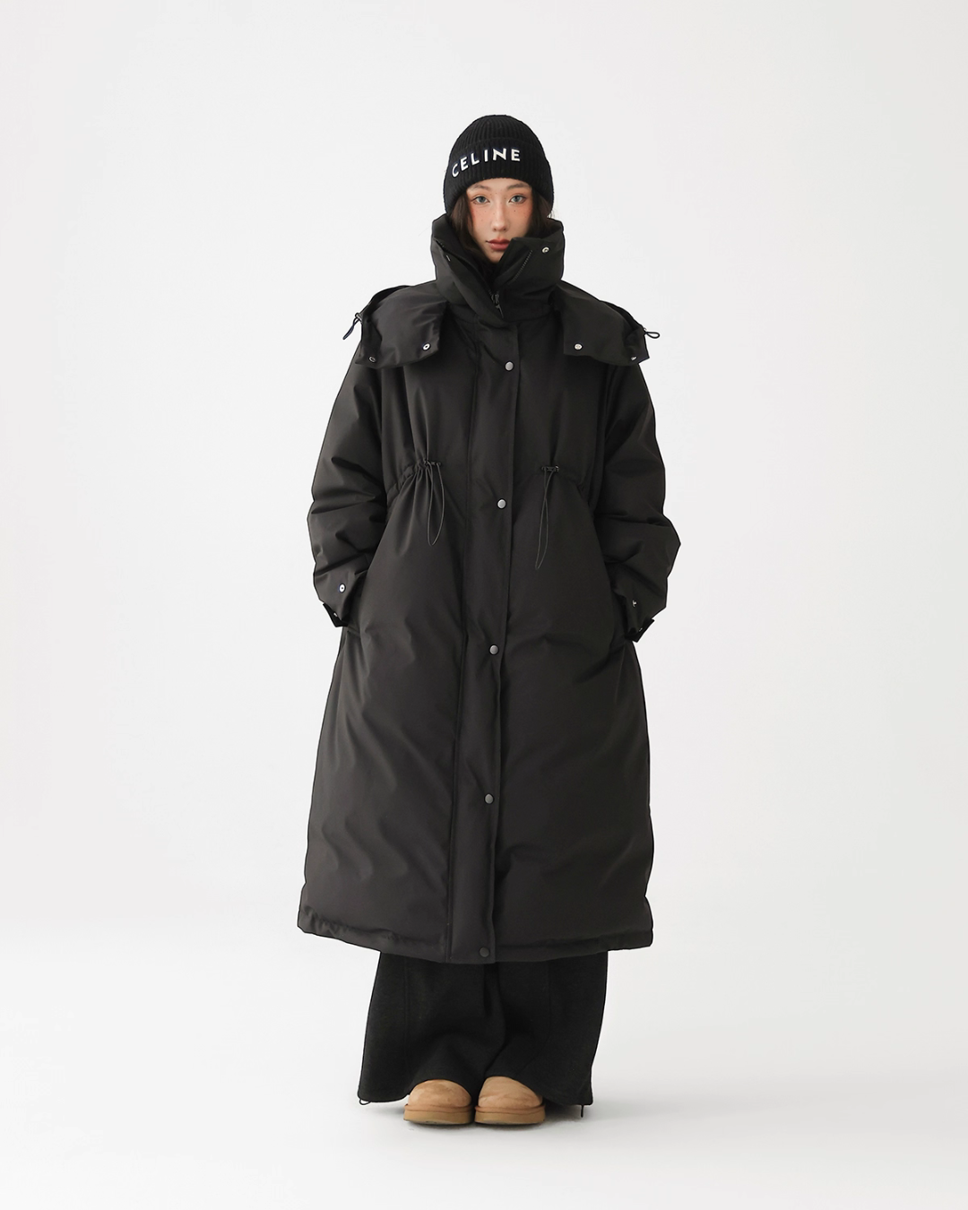 Stand Collar Long Down Coat ACS0335