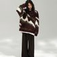Mohair Jacquard Knit Sweater ACS0387