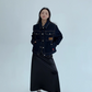 Dark Blue Stitch Denim Jacket YLS0901