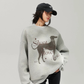 Oversized Lettering Sweatshirt ACS0383