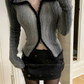 Double Zip Knit Cardigan FNJ0001