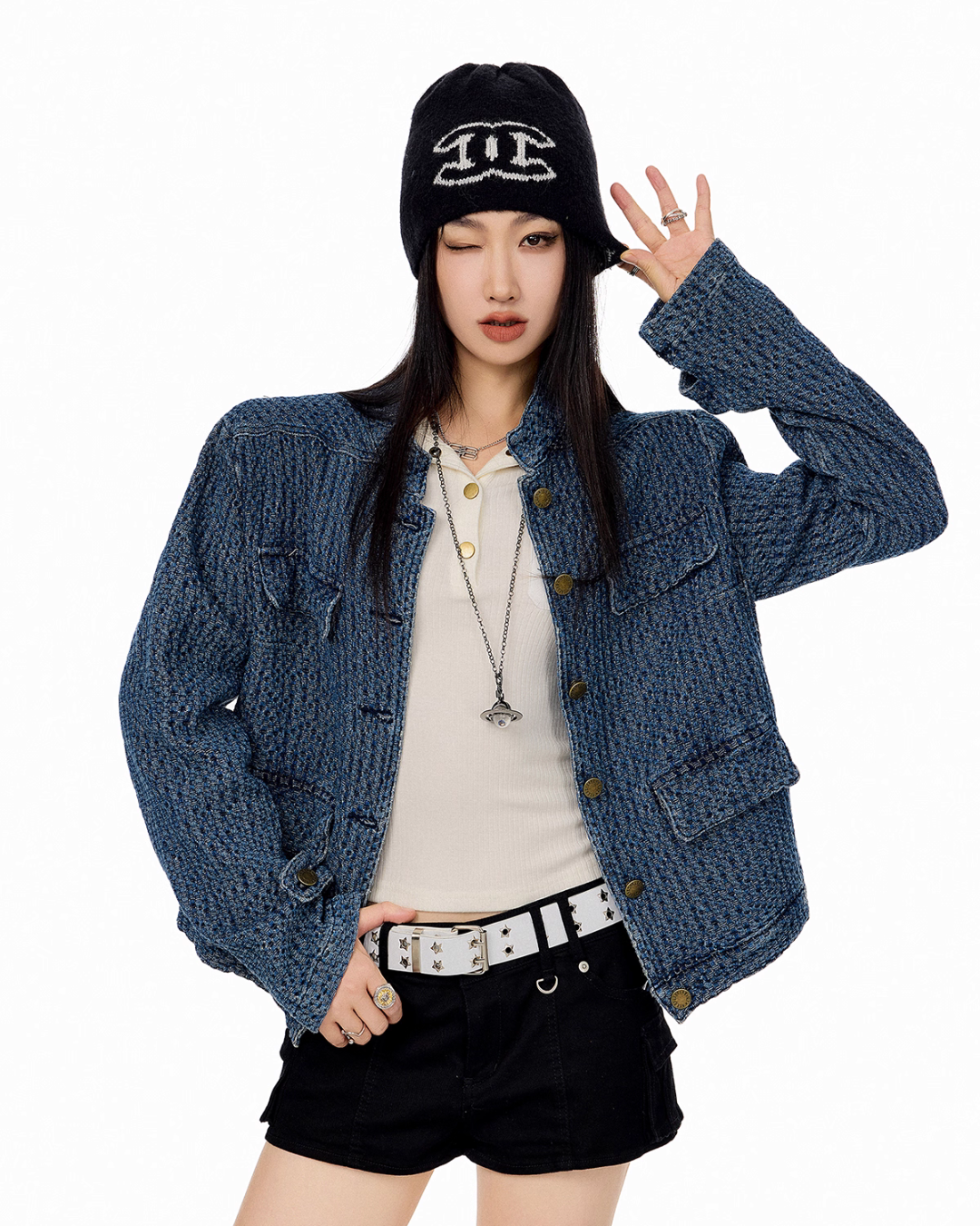 Fragrant Wind Denim Jacket ICM0094