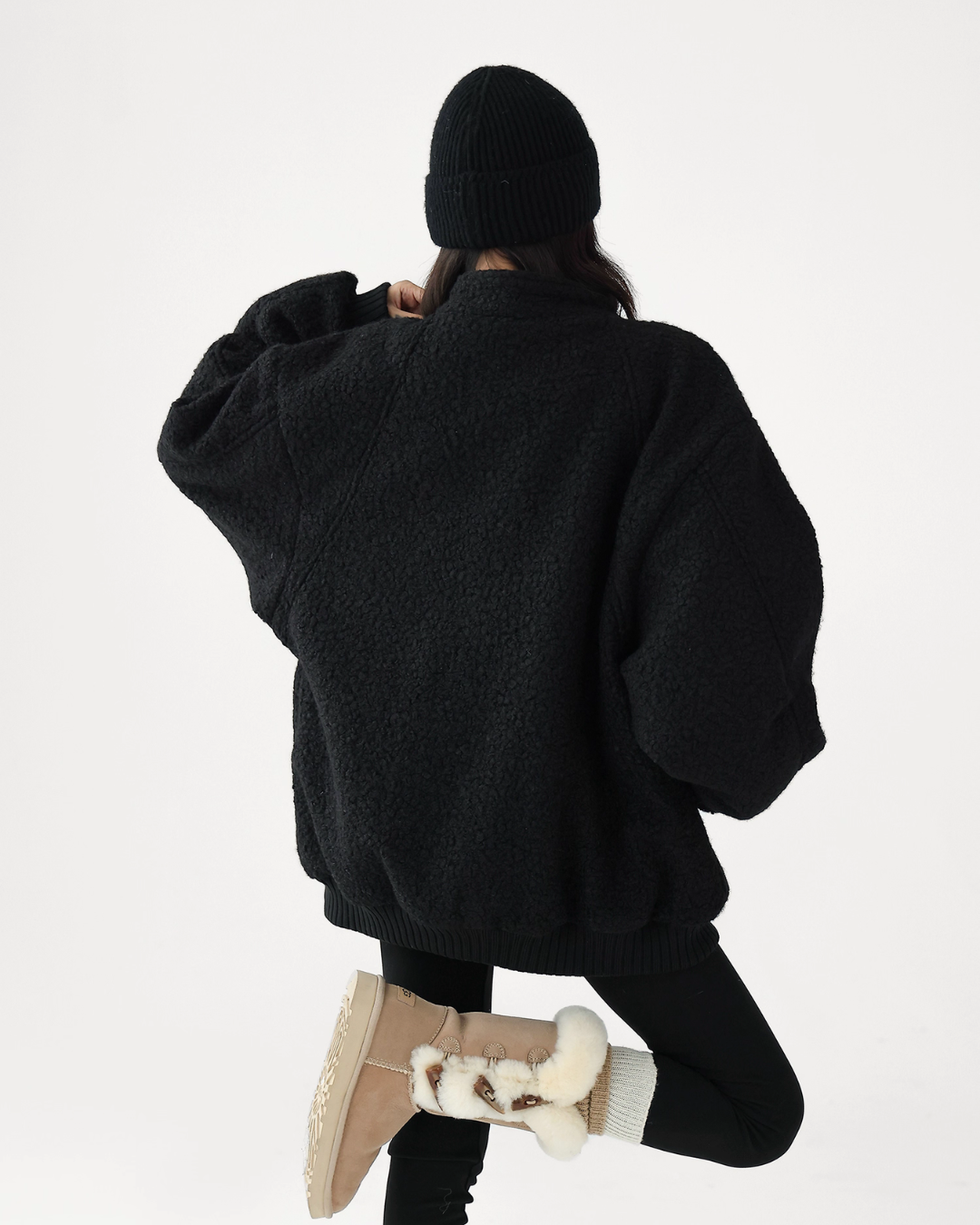 Stand Collar Wool Coat ACS0306