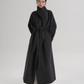 Tie Waist Wool Coat SRS0362