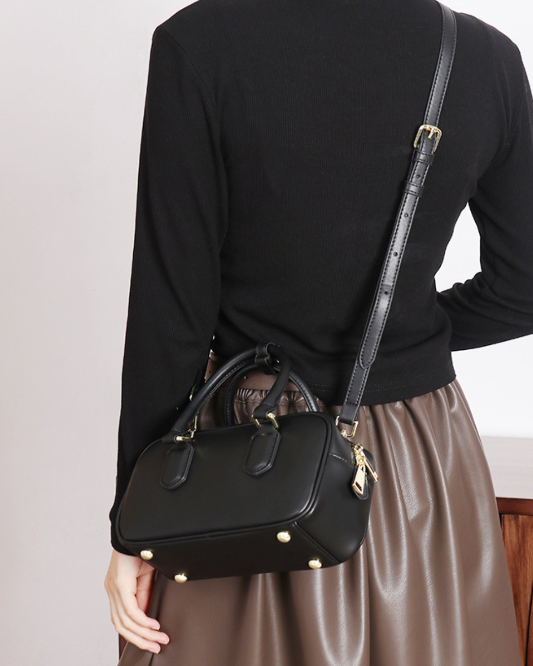 Mini Boston Horizontal Handbag ABB0004