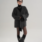 Scarf Mid-Length Wool Coat SRS0383