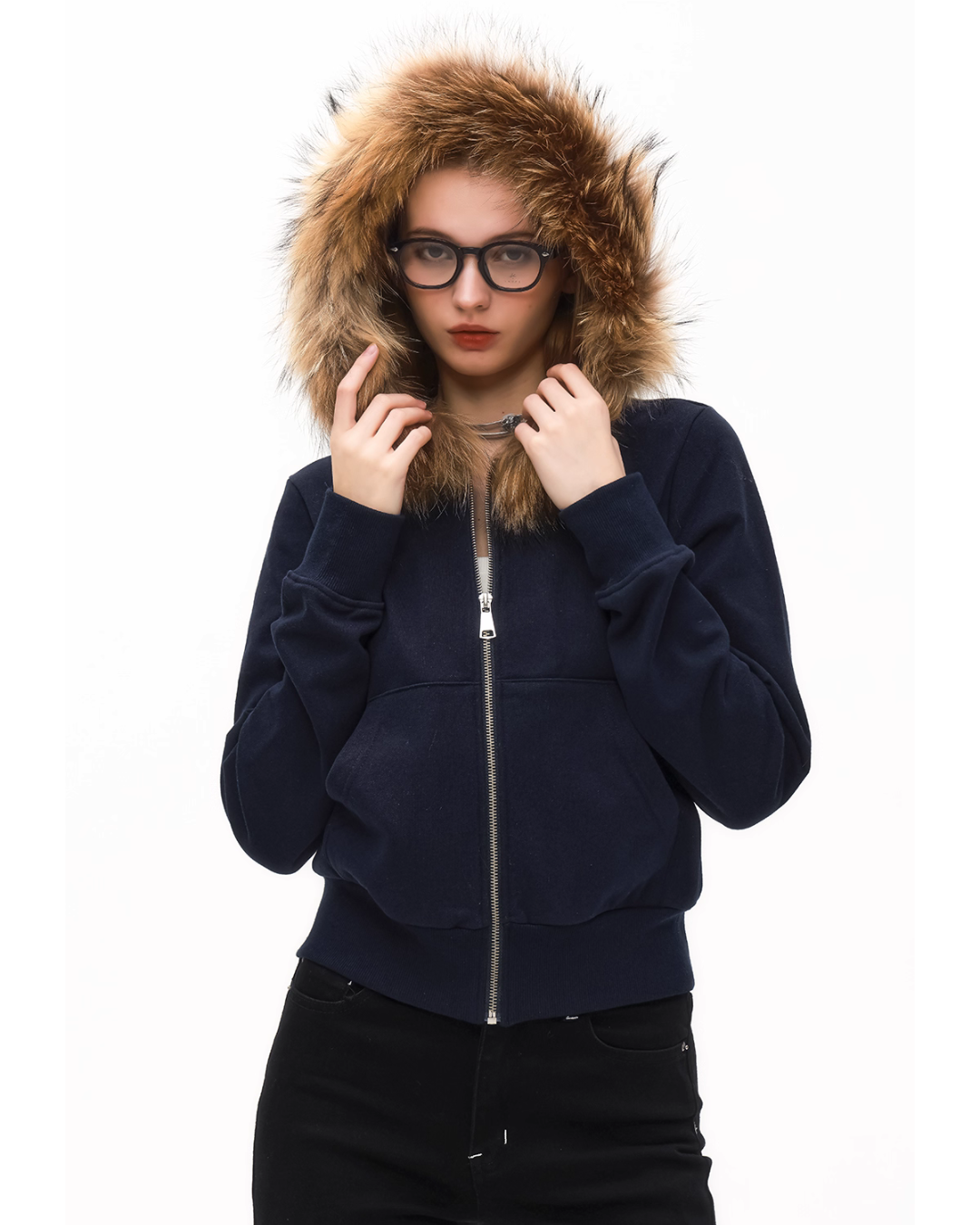 Far Hood Zip Up Hoodie MDB0004