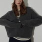 Collar Knit Casual Top RLZ0003