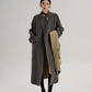 Scarf Collarless Coat SRS0412