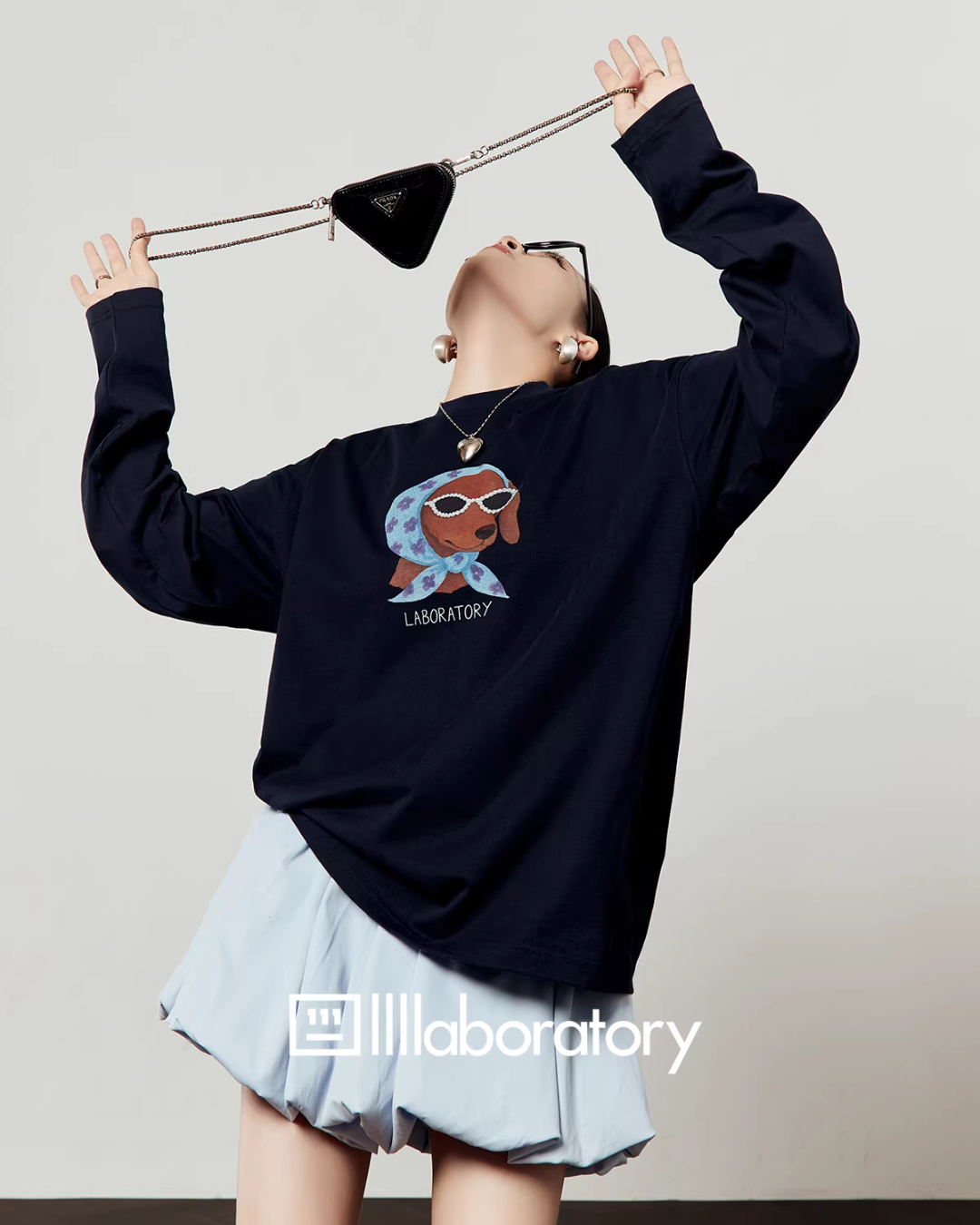 Dog Scarf Loose Hoodie LLA0599