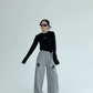 Flower Motif Sweatpants YLS0966
