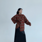 Oversized Check Shirt YLS0900