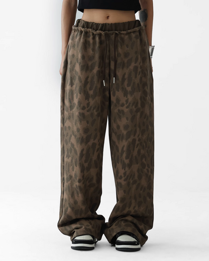 Leopard Print Loose Sweatpants ACS0260