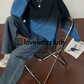 Crewneck Blue Gradient Knit LLA0411
