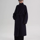 Stand Collar Long Loose Wool Coat SRS0361