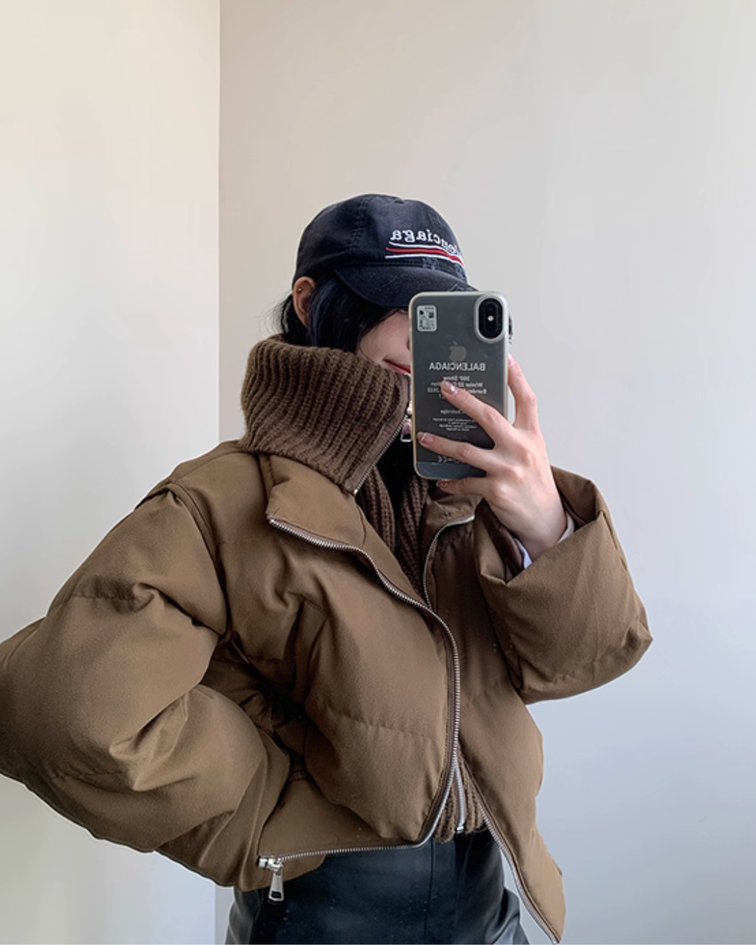 Boa Collar Down Jacket YLS0986