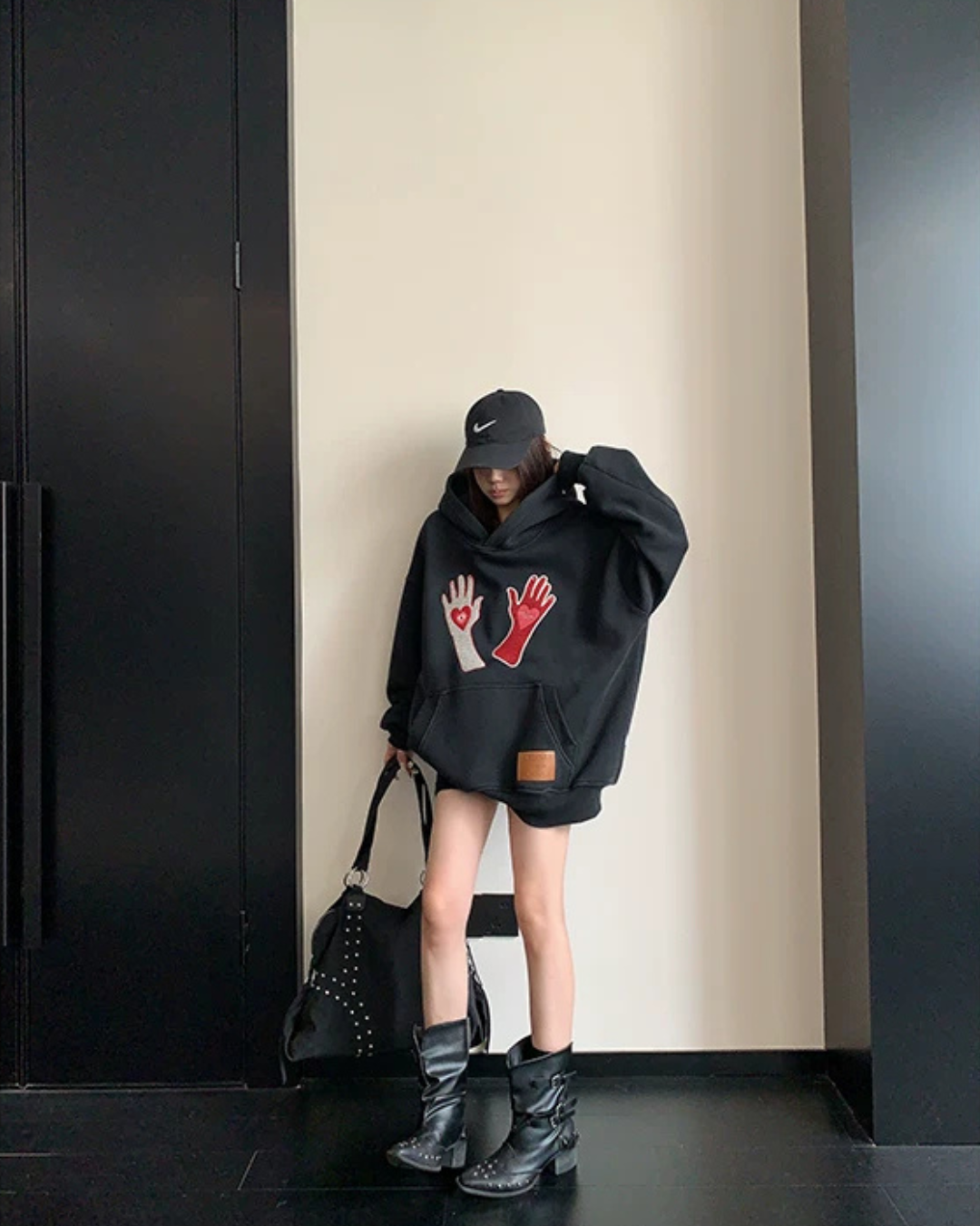 Graphic Oversized Sweatshirt Hoodie YLS1065