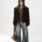 Fur Collar Corduroy Jacket  ACS0351